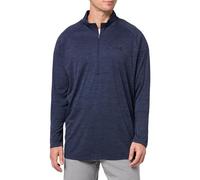Under Armour Men's Tech Textured Half Zip Long Sleeve, (410) Midnight Navy / / Black, XXL