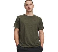 Under Armour - Mens Tech Textured Short Sleeve T-Shirt, Color Marine Od Green/Black (390), Size: X-Large x Tall