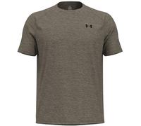 Under Armour - Mens Tech Textured Short Sleeve T-Shirt, Color Taupe Dusk/Black (200), Size: 4X-Large x Tall