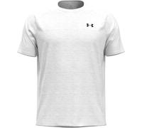 Under Armour - Mens Tech Textured Short Sleeve T-Shirt, Color White/Black (100), Size: Large x Tall