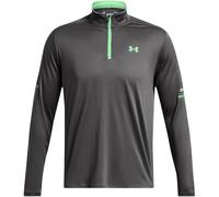 Under Armour Mens Tech Ut Quarter Zip Fleece Top Grey M