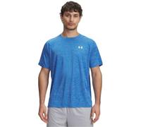 Under Armour Tech Textured Loose T-Shirt - Blue Atlantis/White - XL
