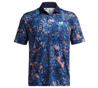 Under Armour Mens Tee To Green Printed Polo Size: Extra Large, Colour: Orange