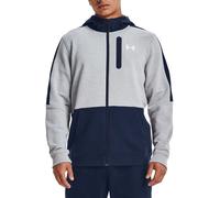 Under Armour Mens Threadborne Full-Zip Hoodie in Grey - Size Small