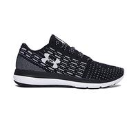 Under Armour Men's Threadborne Slingflex, Black/White/White, 7.5 UK