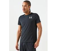 UNDER ARMOUR Mens Training Heatgear Fitted T-Shirt, Black, Size 2Xl, Men Black