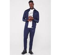 UNDER ARMOUR Men's Training Knit Tracksuit - Navy/Grey, Midnight Navy / Downpour Gray, Size 2Xl, Men Midnight Navy / Downpour Gray
