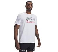UNDER ARMOUR Men's Training Project Rock Iron T-Shirt, White / / Black, Size 2Xl, Men White / / Black