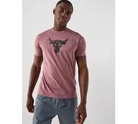 UNDER ARMOUR Mens Training Project Rock T-shirt - Brown, Brown, Size S, Men Brown