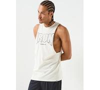 UNDER ARMOUR Mens Training Project Rock Tank, Cream, Size S, Men Cream