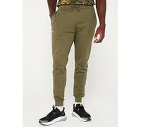 UNDER ARMOUR Mens Training Rival Fleece Joggers, Marine Od Green / / White, Size Xl, Men Marine Od Green / / White