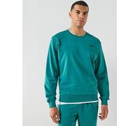 UNDER ARMOUR Mens Training Rival Terry Crew, Green, Size Xl, Men Green