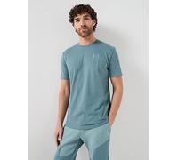 UNDER ARMOUR Mens Training Sportstyle Left Chest Logo T-Shirt, Green, Size S, Men Green