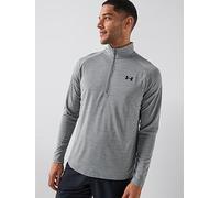UNDER ARMOUR Mens Training Tech 1/2 Zip, Green, Size L, Men Green