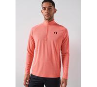UNDER ARMOUR Mens Training Tech 1/2 Zip Top, Red, Size 2Xl, Men Red