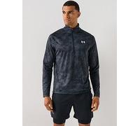 UNDER ARMOUR Mens Training Tech 20 1/2 Zip Top, Black, Size 2Xl, Men Black