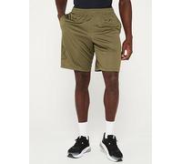 UNDER ARMOUR Mens Training Tech Graphic Shorts, Khaki, Size S, Men Khaki