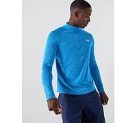 UNDER ARMOUR Mens Training Tech Textured 1/2 Zip Top, Blue, Size M, Men Blue