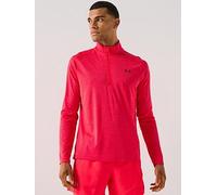 UNDER ARMOUR Mens Training Tech Textured 1/2 Zip Top - Red, Red, Size S, Men Red