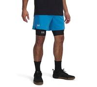 UNDER ARMOUR Men's Training Vanish Woven 6 Inch Shorts - Blue, Blue, Size L, Men Blue