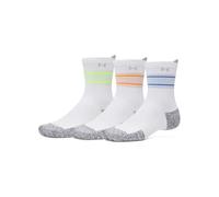 Under Armour Armourdry Run Cushion Socks 3 Pairs White EU 43-47 Men,Women