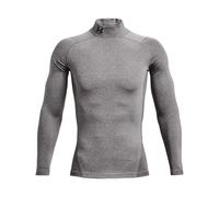 Under Armour Men's UA CG Armour Comp Mock, Men's Base Layer with a Polo Neck, Thermal Long Sleeve Top for Winter Running and Skiing with Anti-Odour Technology