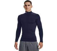 Under Armour Men's UA CG Armour Comp Mock, Men's Base Layer with a Polo Neck, Thermal Long Sleeve Top for Winter Running and Skiing with Anti-Odour Technology