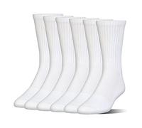 Under Armour Men's UA CHARGED COTTON 2.0 CREW Crew - White, MD