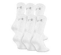 Under Armour Men's UA CHARGED COTTON 2.0 CREW Crew - White, MD