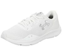 Under Armour Men's UA Charged Pursuit 3 Running Shoes Technical Performance, 101 White Metallic Silver, 10.5 UK