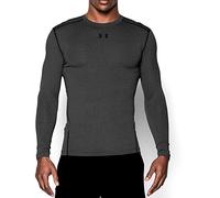 Under Armour Men's UA ColdGear Crew Long-Sleeve Shirt - Carbon Heather, Large