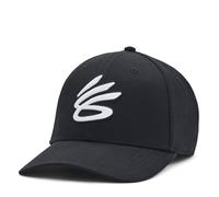 Under Armour Mens UA Curry Snapback Baseball Cap Black/White Mens