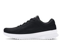 Under Armour Men's UA Edge LTHR Men's Trainers, Leather Running Shoes for The Gym and Outdoors, Lightweight Sportswear Black Black White