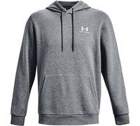 Under Armour Icon Fleece Hoodie - Pitch Gray Medium Heather/White