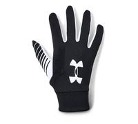 Under Armour Men UA Field Player's Glove 2., Robust Fingerless Gloves for Protection and Grip, Breathable Gym Gloves with Elasticated Cuff, ColdGear® Infrared Weight Lifting Gloves in Black/White