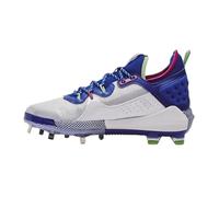 Under Armour Men's UA Harper 8 Low ST Baseball Cleats - High Energy Return and Ultimate Traction, White/Royal - 104, 11 UK