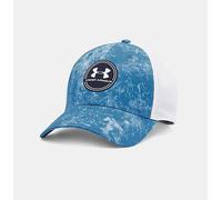 UNDER ARMOUR MEN'S UA ISO-CHILL DRIVER MESH PHOTON BLUE WHITE ADJUSTABLE CAP NEW