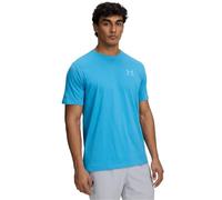Under Armour Mens UA Left Chest Logo Short Sleeve Ether Blue/White M