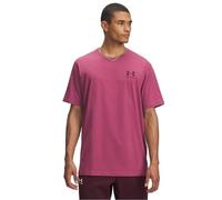 Under Armour Mens UA Sportstyle Left Chest Short Sleeve T-Shirt Fuchsia Dusk/Dark Maroon M