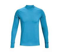 Under Armour Men's Ua Outrun The Cold Long Sleeve, Black/Blue Pãtrole, L