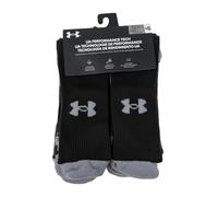 Under Armour Men's UA Performance Tech Cushioned Crew Socks - 6 Pack, Black, Large