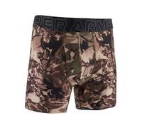 Under Armour Men's Ua Performance Tech-Print 6 Inch,Desert Sand Boxer Briefs, L