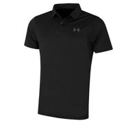 (M, Black) Under Armour Mens Performance 2.0 Stretch Durable Smooth Golf Polo Shirt