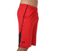 Under Armour Mens UA Raid 2.0 Shorts in Red - Size Large