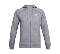 Under Armour Men's UA Rival Fleece Full-Zip Hoodie, Grey, 5XL