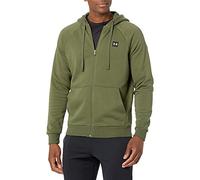 Under Armour Men's Ua Rival Fleece Full Zip Hoodie Hooded Sweatshirt, Marine Od Green (390)/Onyx White, S
