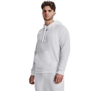 Under Armour Men's UA Rival Fleece Hoodie, (100) White/Black, L Lang