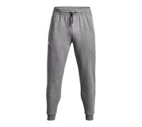 Under Armour Men's UA Rival Fleece Joggers Pants, Castlerock Light Heather/White, L
