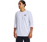 Under Armour Men's UA Sportstyle Left Chest LS Shirt White