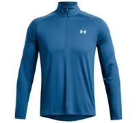 Under Armour Men's Tech 2.0 1/2 Zip-up Long Sleeve T-Shirt Sweatshirt, (406) Photon Blue / / White, XXL